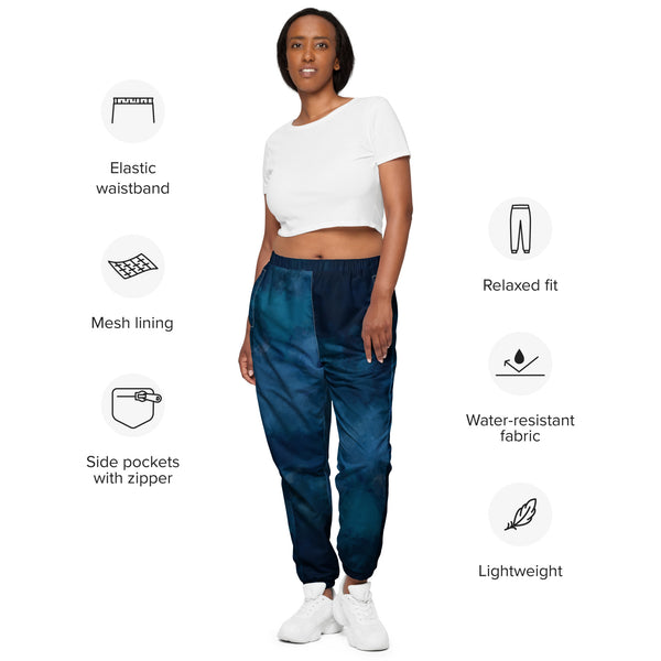 Blu track pants