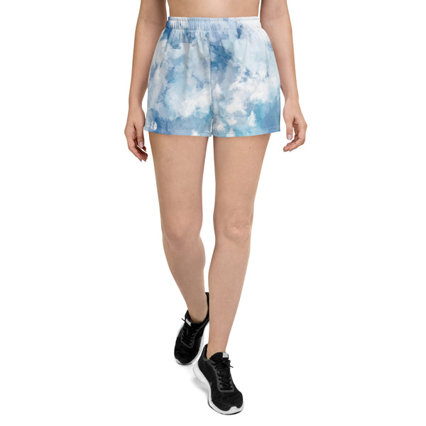 Women’s Recycled Athletic Shorts Fantasy Blu