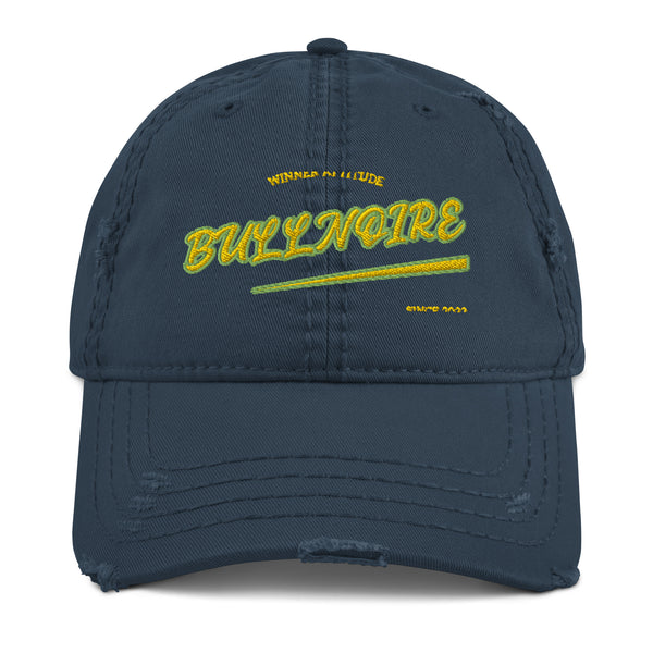 Distressed baseball cap