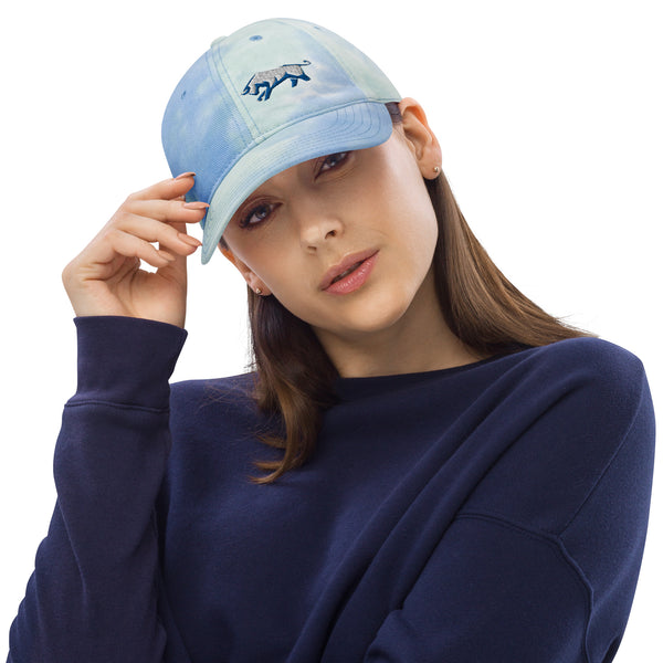 Tie dye hat Blu