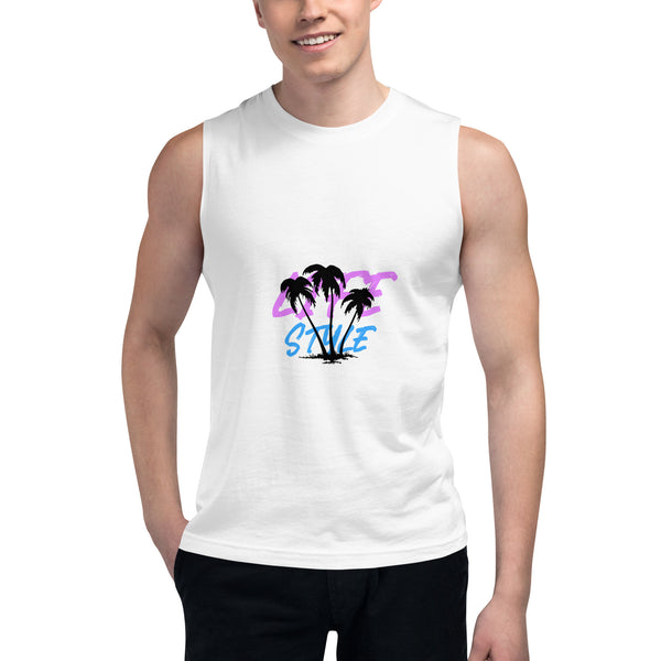 Muscle Shirt Palm Tree