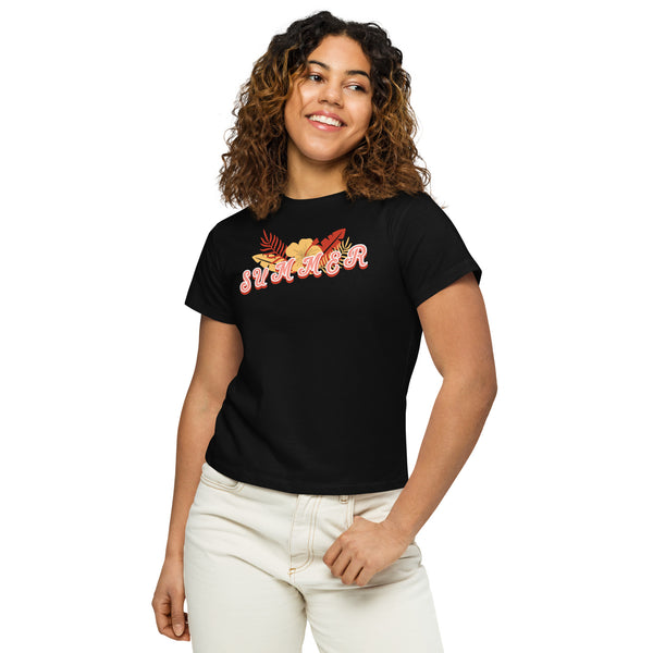 Women’s high-waisted t-shirt Summer